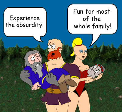 Experience the absurdity in the comfort of your own home! Fun for most of the whole family!